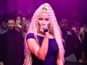 MIAMI, FLORIDA - DECEMBER 31: Nicki Minaj performs onstage during New Year's Eve at E11EVEN Miami on December 31, 2023 in Miami, Florida.